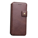 Maxbell Shockproof Multifunctional Wallet Phone Case for Apple iPhone XS MAX Brown - Aladdin Shoppers
