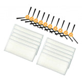Maxbell Side Brushes and Filters Vacuum Cleaner Replacement Set for ECOVACS N79 N79S - Aladdin Shoppers