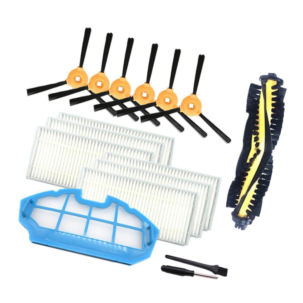 Maxbell Side Brushes Main Brush Filters Vacuum Cleaner Accs Kit for ECOVACS N79 N79S - Aladdin Shoppers