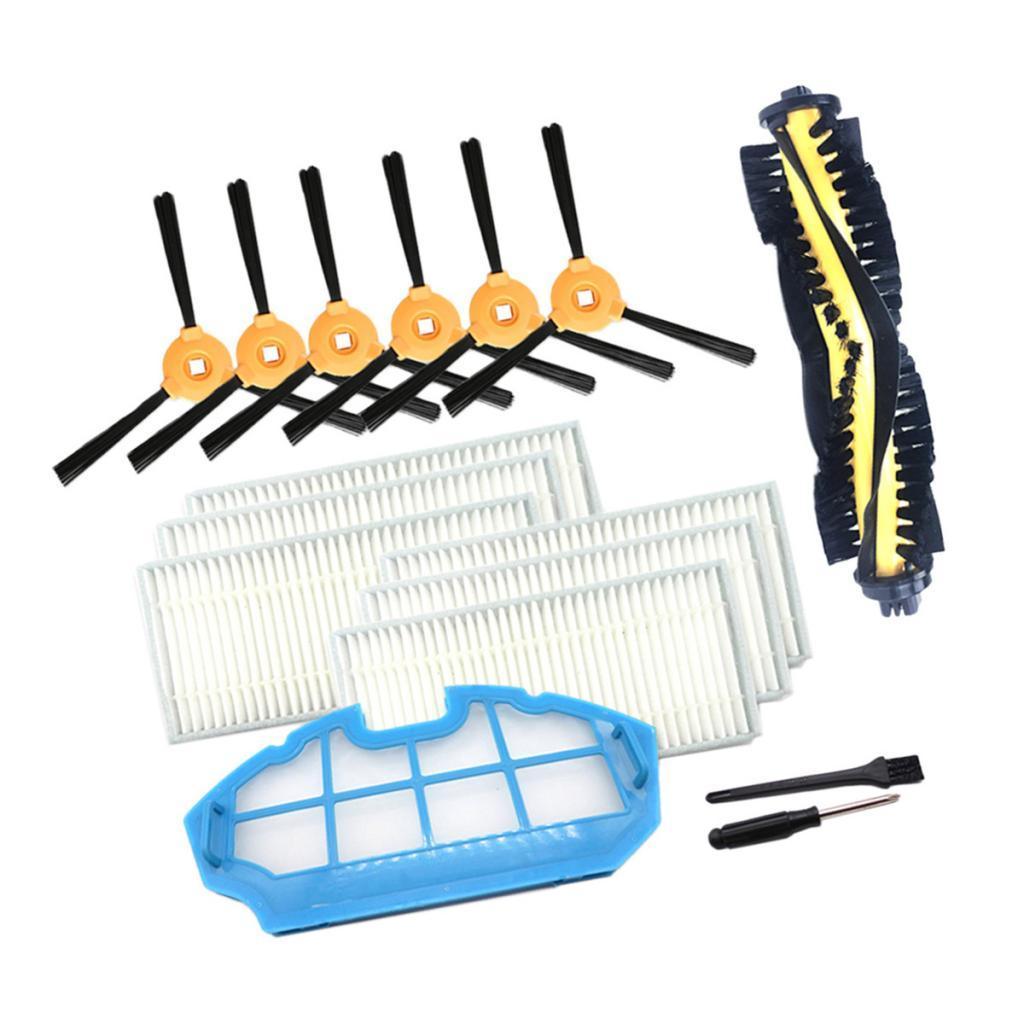 Maxbell Side Brushes Main Brush Filters Vacuum Cleaner Accs Kit for ECOVACS N79 N79S - Aladdin Shoppers