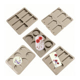 Maxbell Silicone Aroma Wax Candle Mould DIY Cake Soap Molds 6-Cavity Rectangle - Aladdin Shoppers