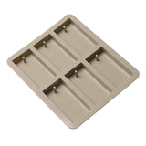 Maxbell Silicone Aroma Wax Candle Mould DIY Cake Soap Molds 6-Cavity Rectangle - Aladdin Shoppers