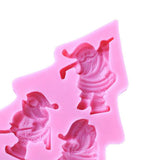 Maxbell Silicone Christmas Skiing Santa Mold for Fondant Cake Making Baking Tool - Aladdin Shoppers