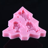 Maxbell Silicone Christmas Skiing Santa Mold for Fondant Cake Making Baking Tool - Aladdin Shoppers