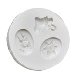 Maxbell Silicone Christmas Snowflake Mold Chocolate Fondant Cake Baking Tool White - Aladdin Shoppers