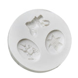 Maxbell Silicone Christmas Snowflake Mold Chocolate Fondant Cake Baking Tool White - Aladdin Shoppers