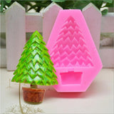 Maxbell Silicone Christmas Tree Mold Chocolate Fondant Cake Making Baking Tool Pink - Aladdin Shoppers