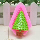 Maxbell Silicone Christmas Tree Mold Chocolate Fondant Cake Making Baking Tool Pink - Aladdin Shoppers