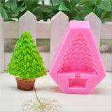 Maxbell Silicone Christmas Tree Mold Chocolate Fondant Cake Making Baking Tool Pink - Aladdin Shoppers