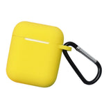 Maxbell Silicone Earphone Case Earpiece Full Protector Skin Yellow for AirPods Box - Aladdin Shoppers