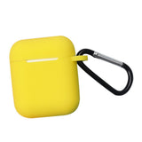 Maxbell Silicone Earphone Case Earpiece Full Protector Skin Yellow for AirPods Box - Aladdin Shoppers