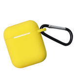 Maxbell Silicone Earphone Case Earpiece Full Protector Skin Yellow for AirPods Box - Aladdin Shoppers