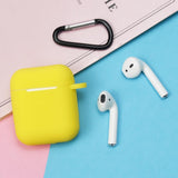 Maxbell Silicone Earphone Case Earpiece Full Protector Skin Yellow for AirPods Box - Aladdin Shoppers