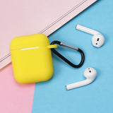 Maxbell Silicone Earphone Case Earpiece Full Protector Skin Yellow for AirPods Box - Aladdin Shoppers