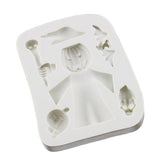 Maxbell Silicone Halloween Pumpkin & Witch Mold for Fondant Cake Making Baking Tool - Aladdin Shoppers