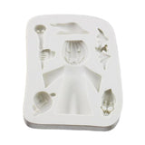 Maxbell Silicone Halloween Pumpkin & Witch Mold for Fondant Cake Making Baking Tool - Aladdin Shoppers