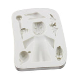 Maxbell Silicone Halloween Pumpkin & Witch Mold for Fondant Cake Making Baking Tool - Aladdin Shoppers