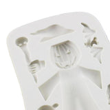 Maxbell Silicone Halloween Pumpkin & Witch Mold for Fondant Cake Making Baking Tool - Aladdin Shoppers