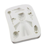 Maxbell Silicone Halloween Pumpkin & Witch Mold for Fondant Cake Making Baking Tool - Aladdin Shoppers