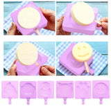 Maxbell Silicone Ice Cream Popsicle Mold Ice Pop Maker Dessert Treats DIY Cat - Aladdin Shoppers