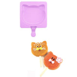Maxbell Silicone Ice Cream Popsicle Mold Ice Pop Maker Dessert Treats DIY Cat - Aladdin Shoppers