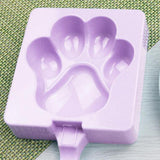 Maxbell Silicone Ice Cream Popsicle Mold Ice Pop Maker Dessert Treats DIY Cat Claw - Aladdin Shoppers