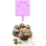 Maxbell Silicone Ice Cream Popsicle Mold Ice Pop Maker Dessert Treats DIY Cat Claw - Aladdin Shoppers