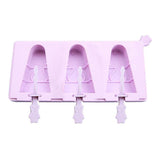 Maxbell Silicone Ice Pop Popsicle Mold Maker Frozen Dessert Treats DIY 3 Hole 1 - Aladdin Shoppers