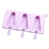 Maxbell Silicone Ice Pop Popsicle Mold Maker Frozen Dessert Treats DIY 3 Hole 1 - Aladdin Shoppers