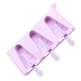 Maxbell Silicone Ice Pop Popsicle Mold Maker Frozen Dessert Treats DIY 3 Hole 1 - Aladdin Shoppers