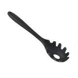 Maxbell Silicone Pasta Fork Spaghetti Spoon Server Tongs Noodles Fork Black - Aladdin Shoppers