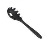 Maxbell Silicone Pasta Fork Spaghetti Spoon Server Tongs Noodles Fork Black - Aladdin Shoppers