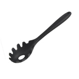 Maxbell Silicone Pasta Fork Spaghetti Spoon Server Tongs Noodles Fork Black - Aladdin Shoppers