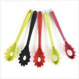Maxbell Silicone Pasta Fork Spaghetti Spoon Server Tongs Noodles Fork Red 1 - Aladdin Shoppers
