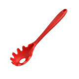 Maxbell Silicone Pasta Fork Spaghetti Spoon Server Tongs Noodles Fork Red 1 - Aladdin Shoppers