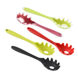 Maxbell Silicone Pasta Fork Spaghetti Spoon Server Tongs Noodles Fork Red 1 - Aladdin Shoppers