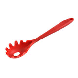 Maxbell Silicone Pasta Fork Spaghetti Spoon Server Tongs Noodles Fork Red 1 - Aladdin Shoppers