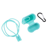 Maxbell Silicone Protective Case with Anti-Lost Strap & Hook for Apple AirPods Blue - Aladdin Shoppers