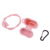 Maxbell Silicone Protective Case with Anti-Lost Strap & Hook for Apple AirPods Pink - Aladdin Shoppers