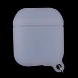 Maxbell Silicone Protective Cover Case with Carabiner for Apple AirPods White - Aladdin Shoppers