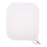 Maxbell Silicone Protective Cover Case with Carabiner for Apple AirPods White - Aladdin Shoppers