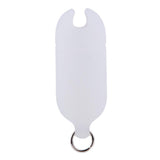 Maxbell Silicone Protective Cover Case with Carabiner for Apple AirPods White - Aladdin Shoppers