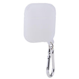 Maxbell Silicone Protective Cover Case with Carabiner for Apple AirPods White - Aladdin Shoppers