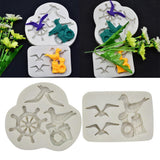 Maxbell Silicone Sea Gull Mold Chocolate Fondant Cake Clay Mould Decorating A Style - Aladdin Shoppers