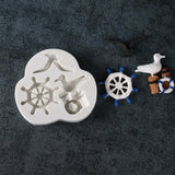 Maxbell Silicone Sea Gull Mold Chocolate Fondant Cake Clay Mould Decorating A Style - Aladdin Shoppers