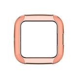 Maxbell Silicone Shockproof Screen Protector Case Cover For Fitbit Versa2 Transparent orange - Aladdin Shoppers