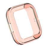 Maxbell Silicone Shockproof Screen Protector Case Cover For Fitbit Versa2 Transparent orange - Aladdin Shoppers