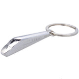 Maxbell Silver 3D Train Shaped Pendant Keychain Key Ring Key Holder for Home Keys - Aladdin Shoppers