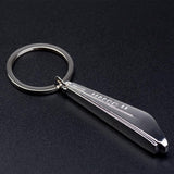 Maxbell Silver 3D Train Shaped Pendant Keychain Key Ring Key Holder for Home Keys - Aladdin Shoppers