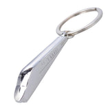 Maxbell Silver 3D Train Shaped Pendant Keychain Key Ring Key Holder for Home Keys - Aladdin Shoppers